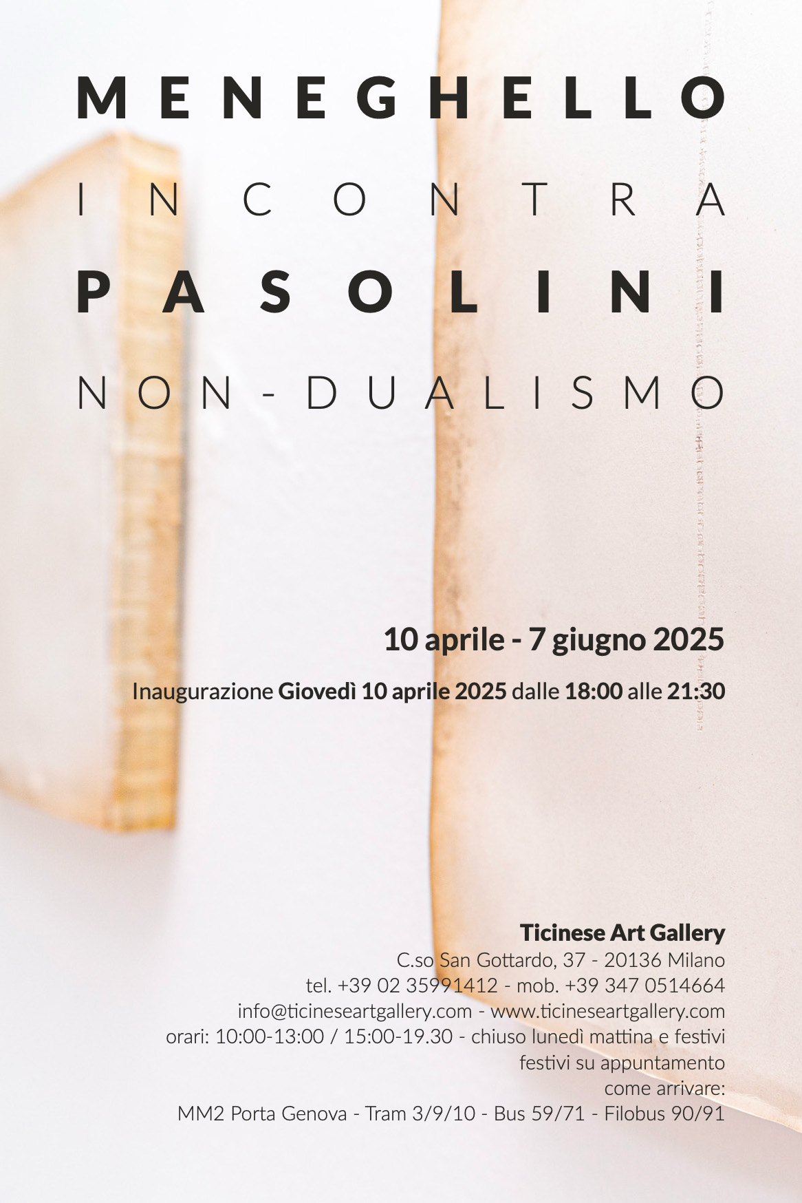 MENEGHELLO incontra PASOLINI – non dualismo, immagine 1